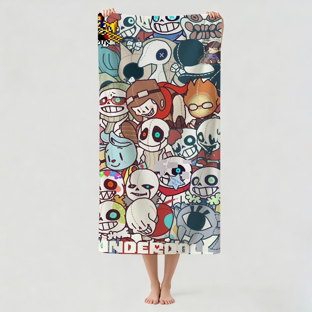 Adventure game U-undertale Towel Drying Bath Towel Applicable To Light Swimming Camping Yoga Beach Out