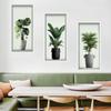 3D Plant Potted Plants Living Room Background Wall Decoration Self-adhesive Wall Stickers