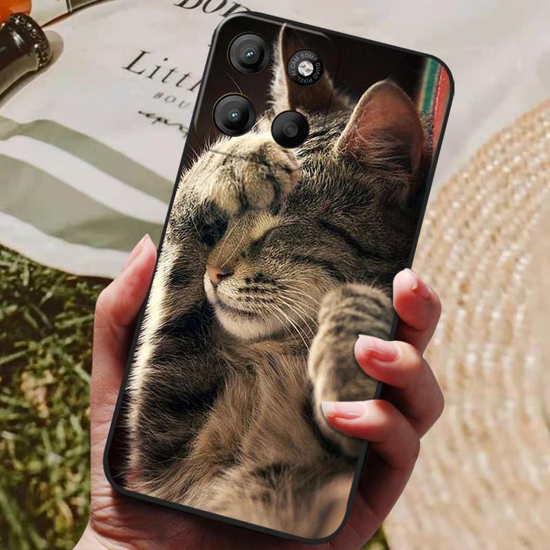 For Motorola Moto G15 Case MotoG15 Cover Funda Luxury TPU Shockproof Cartoon Silicone Phone Cover For Moto G15 G 15 4G Coque