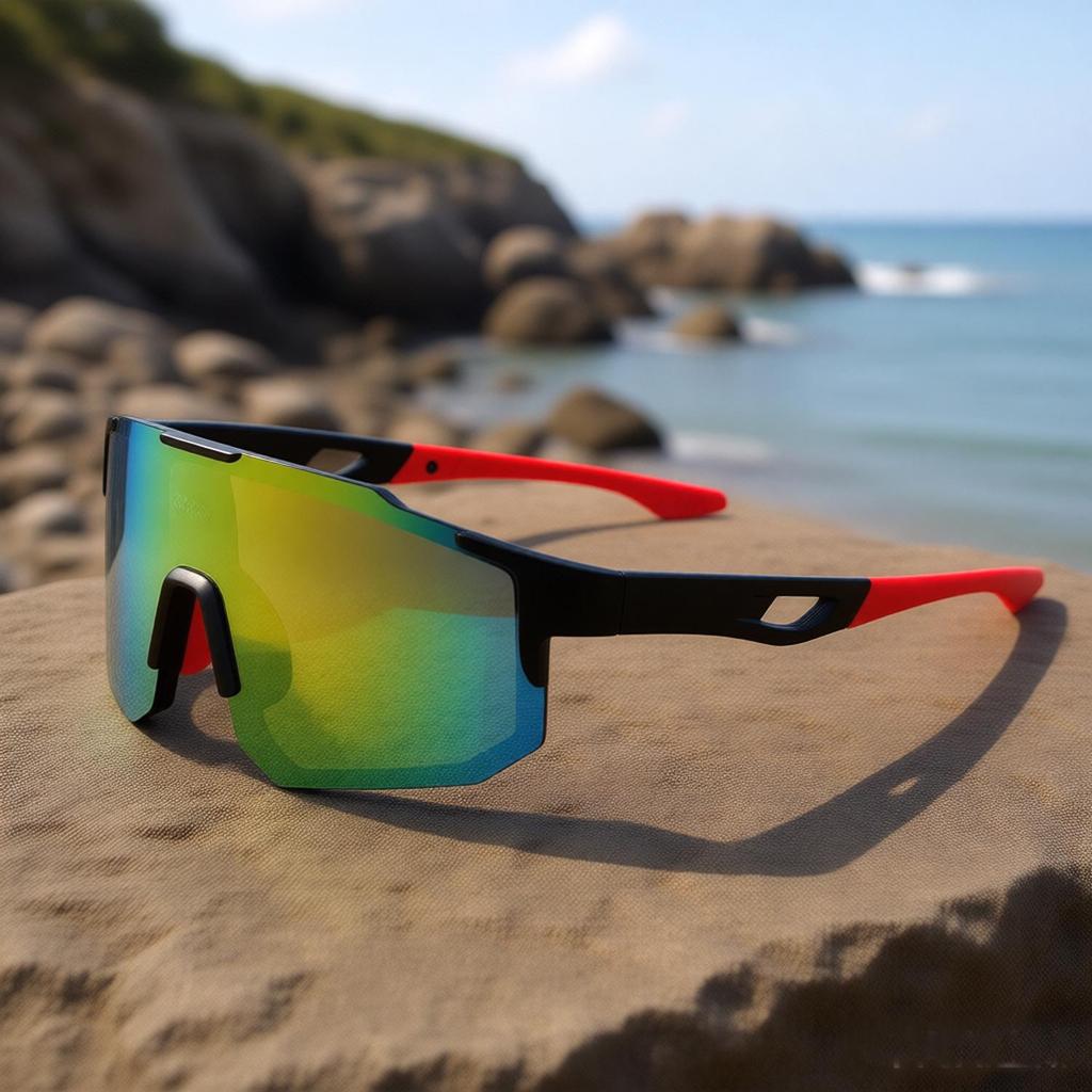 Blendende Anti-UV-Fahrradsonnenbrille: Winddichte Sportbrille für Mountainbiking in ganz Europa