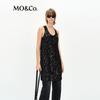MO&Co. Sleeveless Sequin Embroidered Little Black Dress Set