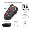 Multicolored Bluetooth Helmet Headset with Noise Reduction for Music and Calls