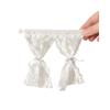 BJD Miniature Dollhouse Door Curtain - Lace Cotton Props