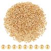 Brass Round Spacer Beads, Real 18K Gold Plated, 2mm, Hole: 1mm, About 1830pcs
