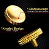 Brass Shutter Release Concave Rubber Ring Shutter Button for Fujifilm/Leica/Nikon/Sony DSLR Camera