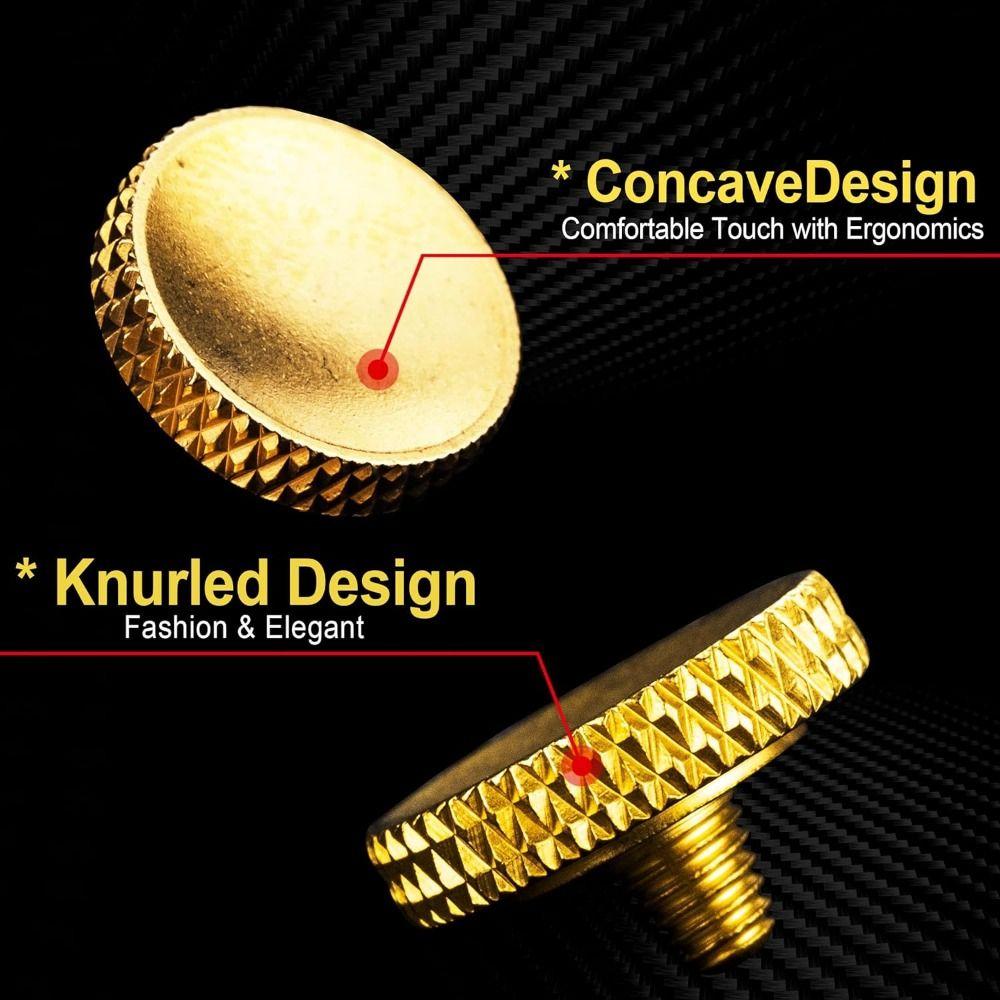 Brass Shutter Release Concave Rubber Ring Shutter Button for Fujifilm/Leica/Nikon/Sony DSLR Camera