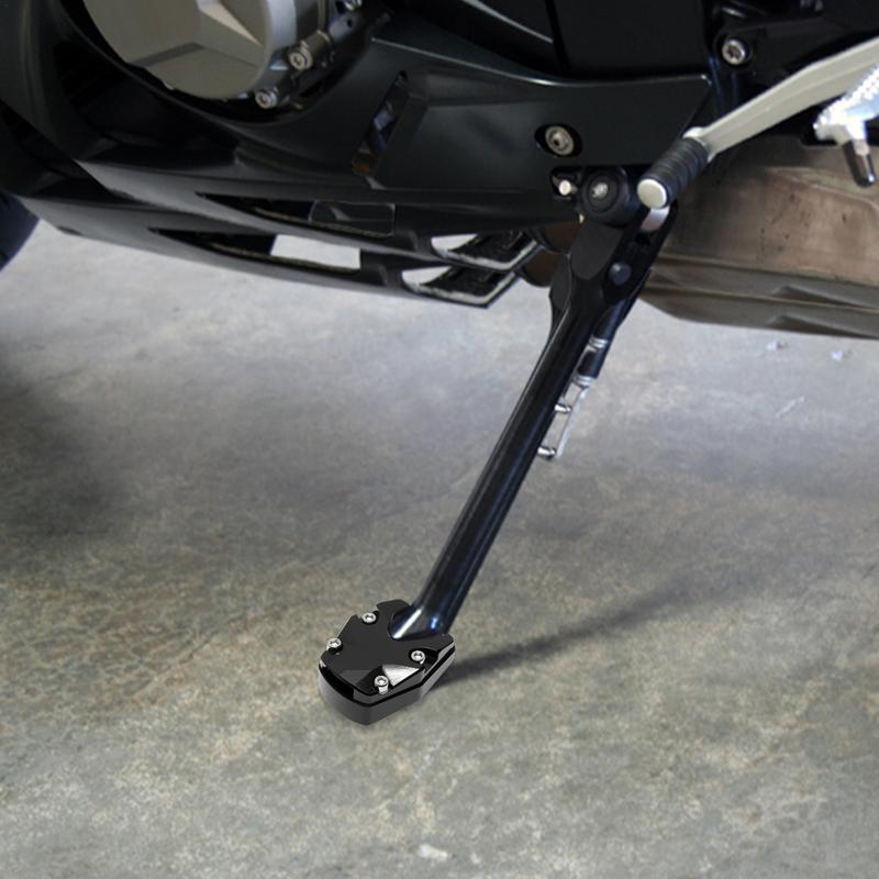 Kick Stand Plate For Motorcycle Anti Sinking Plate Support Accessory Motorcycle Kickstand Foot Plate Foot Plate Base Accessories