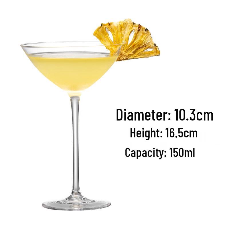 Elegant European Style Martini & Cocktail Glass