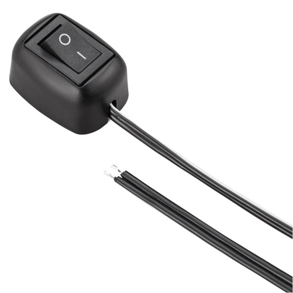 ON/Off DC12V Paste Type Switch 23.6" Cable Surface Mount Switch DIY Car Switch