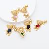 Hotline Zirconia Bear Pendant Necklace - Cute Bear Clavicle Chain Jewelry