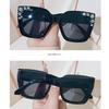 Luxury Designer Diamond Square Sunglasses Women Crystal Rhinestone Vintage Punk Fashion Shades Trendy