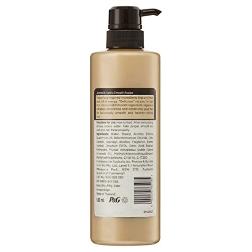 Hair Recipe Treatment Almond Oil & Vanilla Smooth Recipe Pump 530g