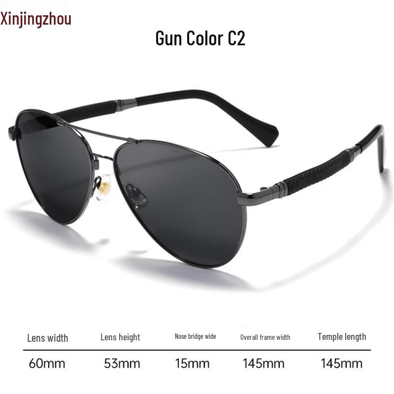 Xinjingzhou Men s Pilot Polarized Sunglasses
