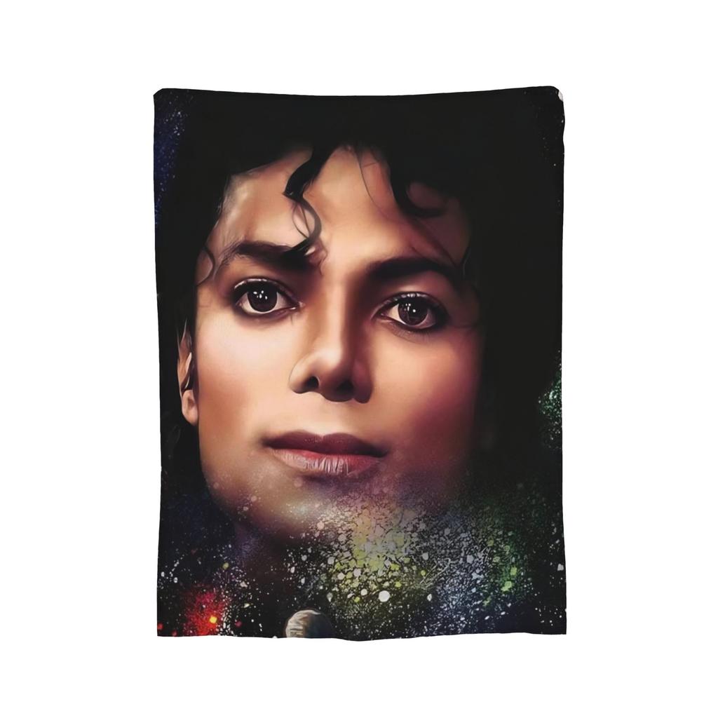 Michael Jacksons MJ Decke Fleece Herbst/Winter Multifunktionale Dünne Überwurfdecken für Bettwäsche Auto Plüsch Dünne Steppdecke