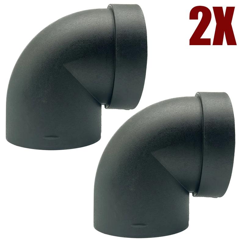 1/2/4/6X 75mm/2.95inch Car Diesel Parking Heater Air Vent Outlet L Shape Elbow Ducting Pipe Connector For Webasto Eberspaecher