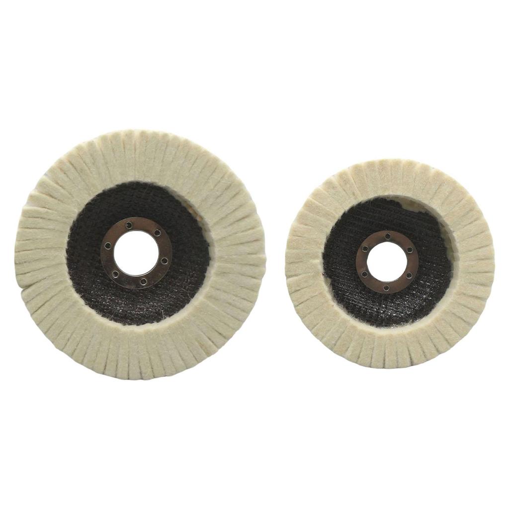 Efficient Wool Felt Polishing Wheel Pad Buffing Disc for Flat Surfaces for Angle Grinder Metal and Jewelry Finishing