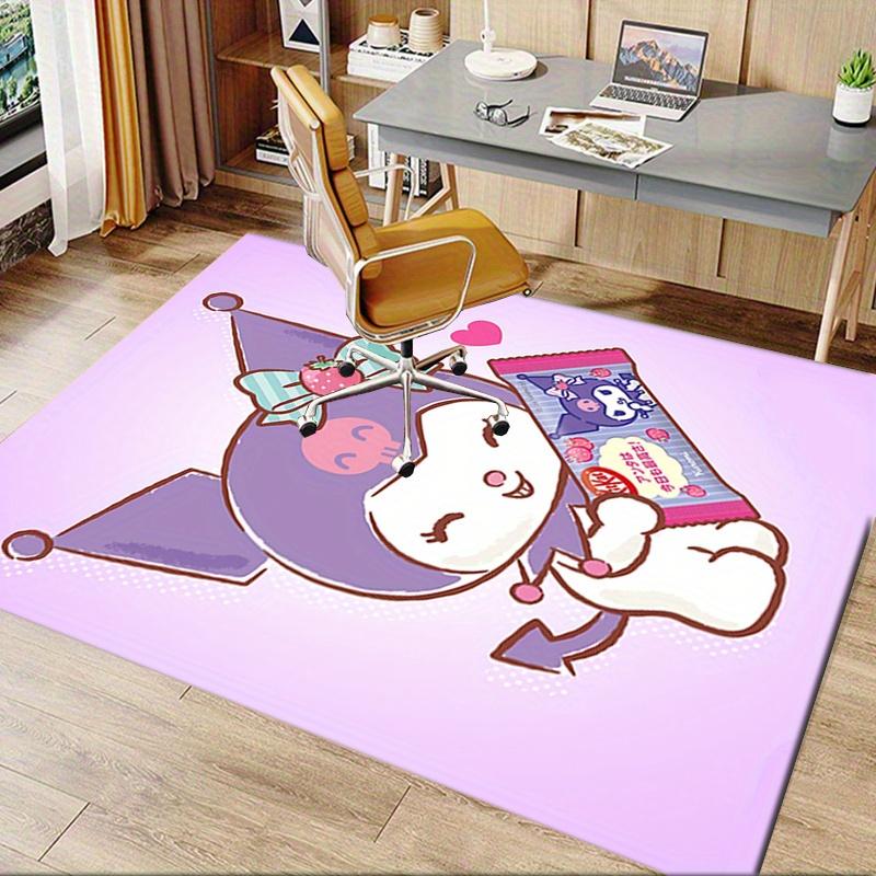 Office Rug Kero-chan, KitKat Anti-Slip Rug, Machine Washable for Living Room, Bedroom, Office, Multiple Sizes, Bedroom Mat, Decorative Mat, Durable Ma