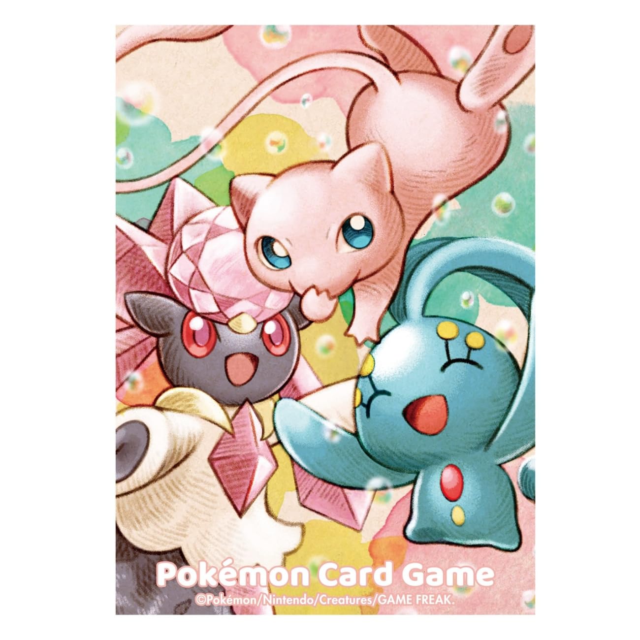 

POKEMON Колода карт для карточной игры Mew Manaphy Diancie & & розовый