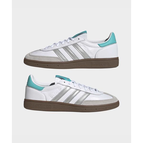 Mercedes AMG x adidas Handball Spezial Cloud White Herren Sneaker Silber-Metallic Gummi KJ1178