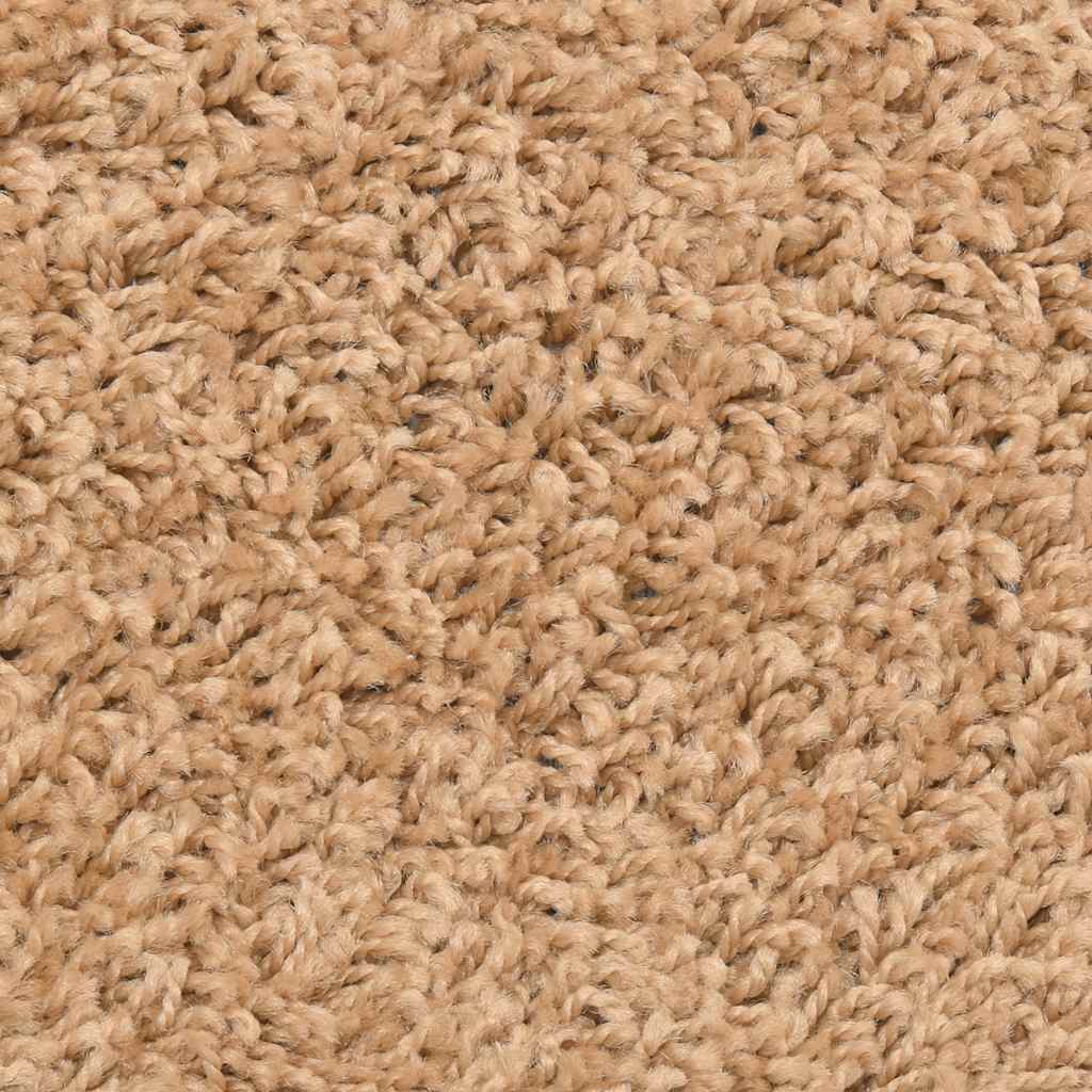 Step Mats 30 pcs 56 x 17 x 3 cm Beige Semi Round