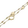 Olivia Burton Signature Honeycomb Classic Double Chain Gold Bracelet Women's (24100308)