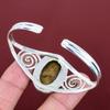Bronzite Gemstone Bangle 925 Sterling Silver Cuff Bracelet Amazing Bronzite Jewelry Adjustable Bangle Gifts for Him Handmade Silver Jewelry