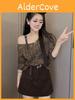 Oversize T Shirt With Asymmetric Collar And Embroidery For Womens Early Spring Casual Wear