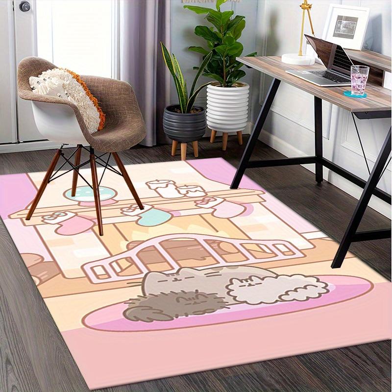 Christmas, Cozy, Cats Office Carpet Soft Polyester Entrance Carpet Washable Non Slip Machine Washabl