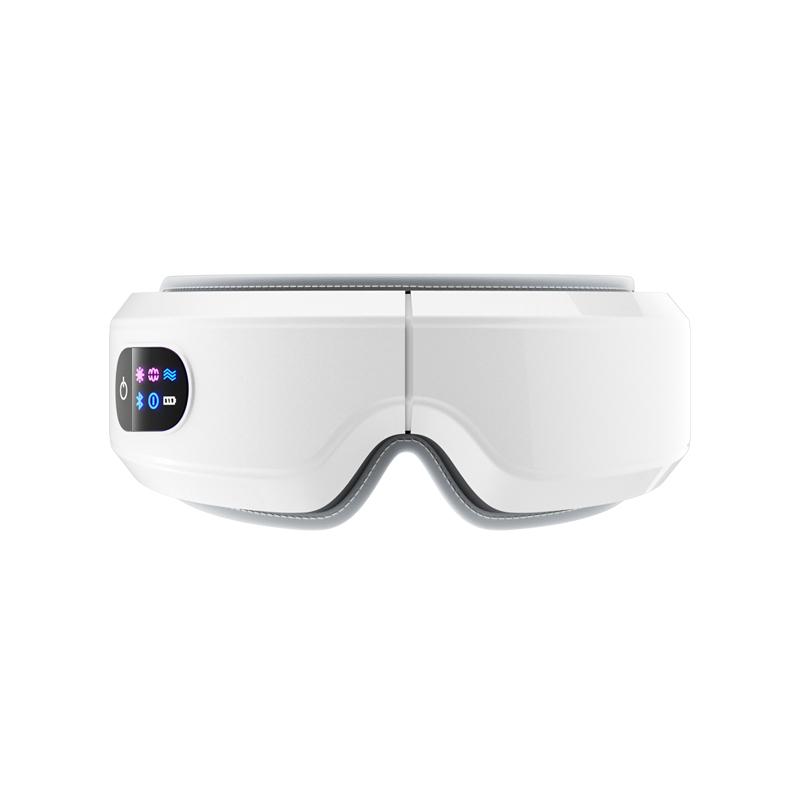 

Заводская поставка Массажер для глаз для красоты Тепловой компресс Вибрация Воздушное давление 4 режима Электрический массажер для глаз белый