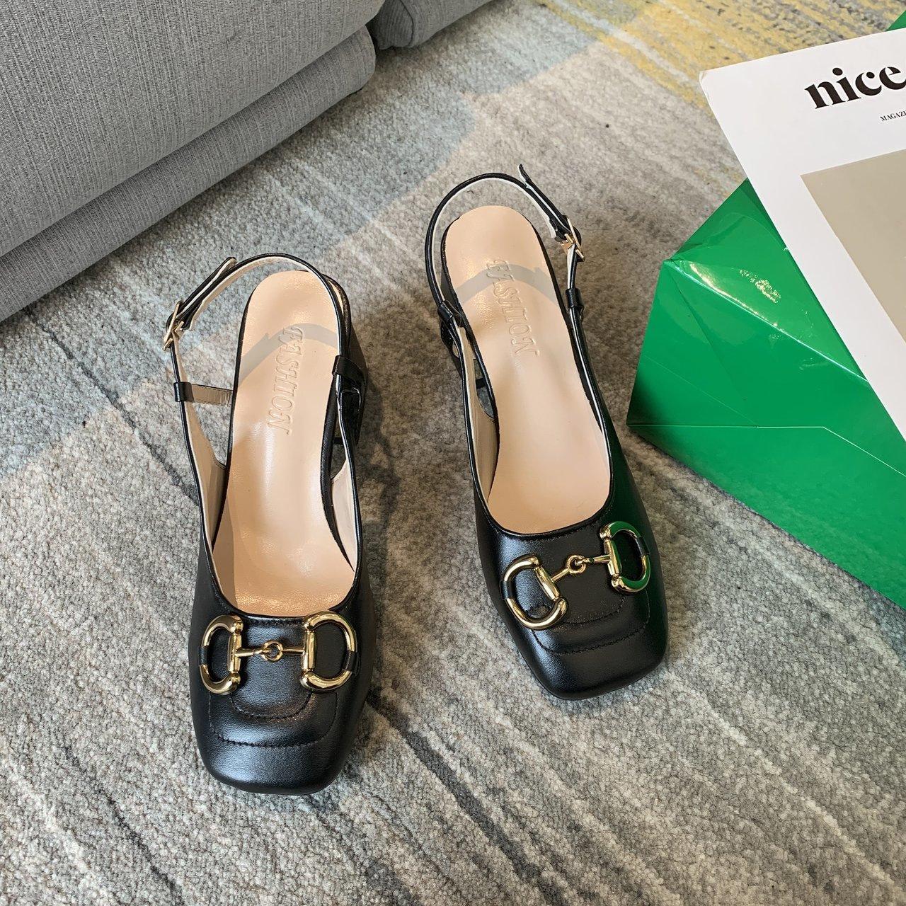 

Туфли на высоком каблуке, сандалии женские, лето 2024, хит продаж, модные женские сандалии, повседневные сандалии на плоской подошве с квадратной головкой, современные сандалии 43 чёрный