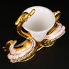 Swan Base Metal Fruit Fork Mooncake Fork Dessert Spoon Tableware Storage Bracket Storage Jar Shelf Storages Rack Organizer
