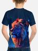 Children's Clothing Boys Child -shir Cool Lion 3d Print T Shirt T-shirty T-shirt for a Boy Top Shirts Short Sleeve Tops Clothes