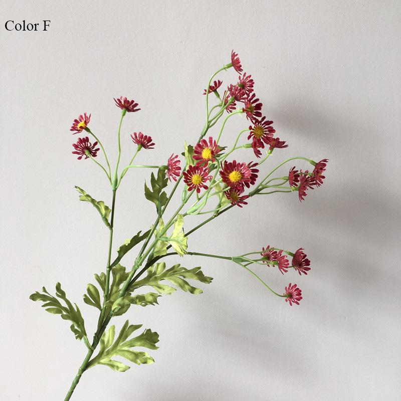 

Искусственные цветы ромашки, шелковые поддельные цветы ромашки, тычинка, маленькая ромашка для свадьбы, домашний декор стола