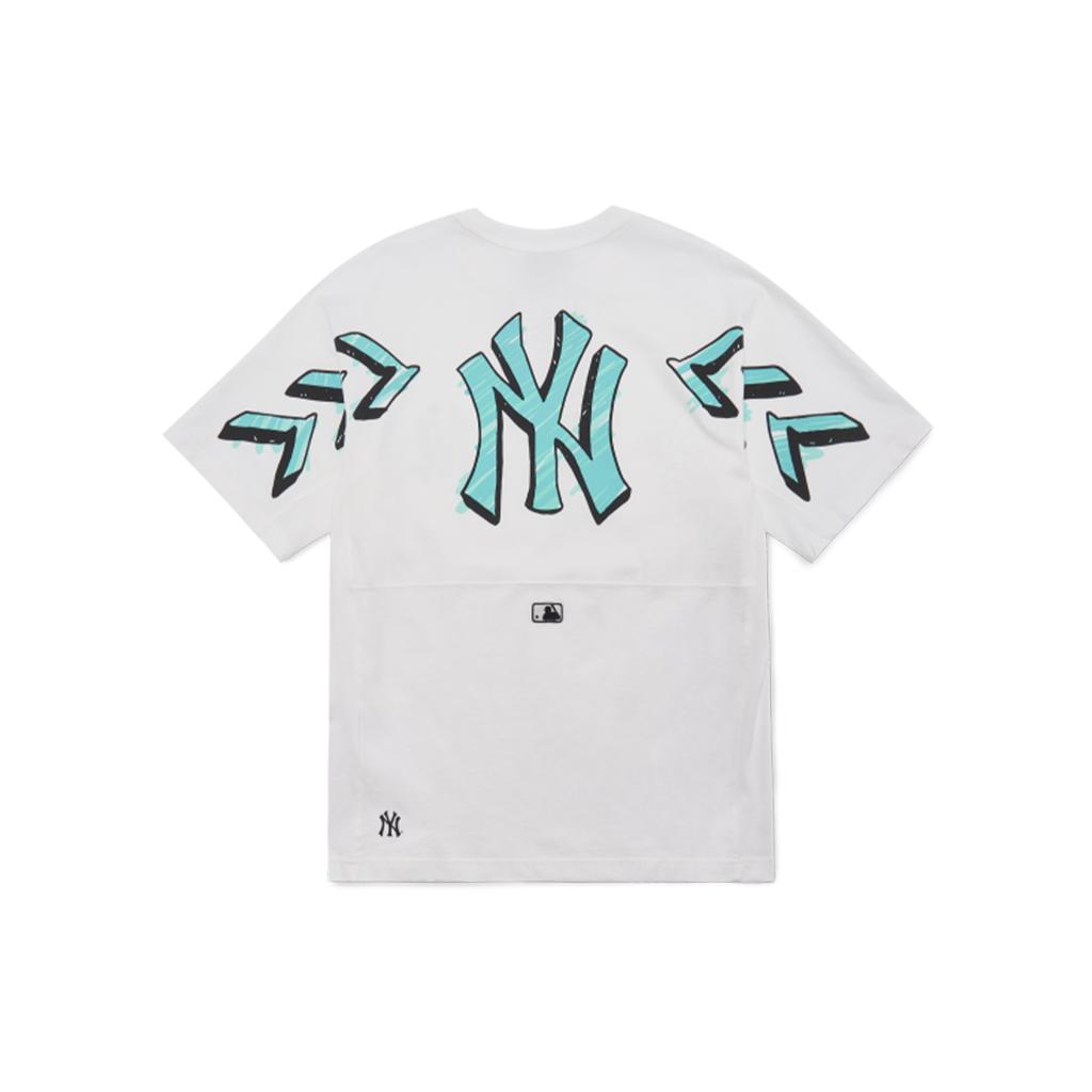 New MLB New York Yankees T Shirts Unisex White 3ATSS2023-50WHS