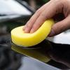 12pc Round Edge-Free Waxing Sponge Pads Car Care Polishing Cleaning Sponges for Automotive Detailing and Maintenance
