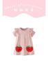 Girls Summer Short Sleeve Round Neck Cute Dress for Toddlers and Kids