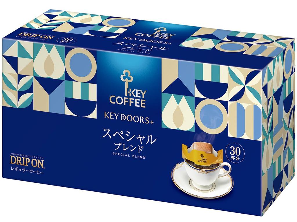 key coffee KEY DOORS+ Drip On Special Blend, 8g X 30 Bags, Regular (Drip)