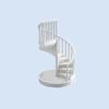 Miniature Spiral Staircase Model 1/12 Dollhouse European Style Furniture Decor Ornament Dolls House Accessories Pretend Play Toy