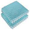10PCS Thick Interlocking Fluffy Tiles Square Rug Split Joint Soft Climbing Carpet Mats Shaggy Area Rug