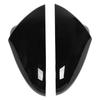 1 Pair Left Right Rearview Mirror Cover Trim Side Door Mirror Guard Replacement for Ford Mondeo 13‑20