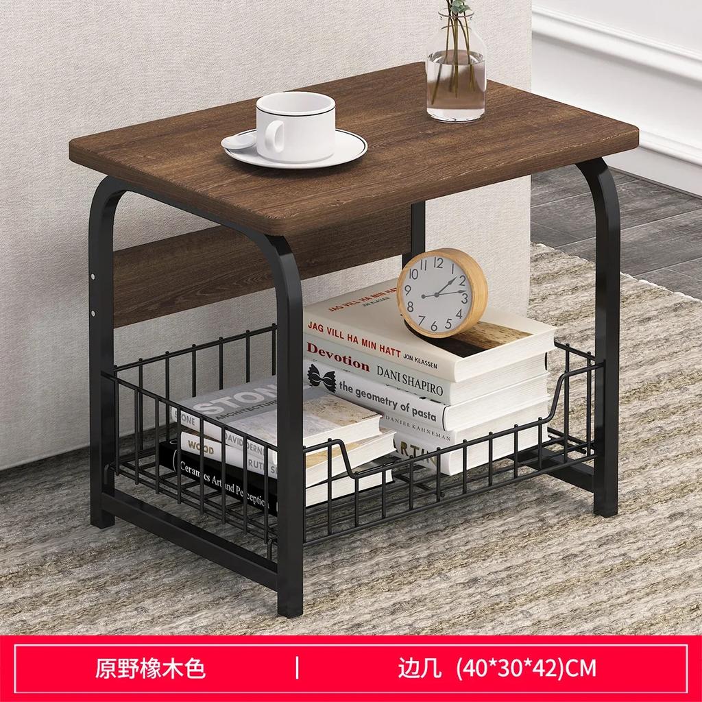 Modern Sofa Side Cabinet Bedroom Bedside Creative Storage Small Table Living Room Corner Simple Side Table 2/3 Layers