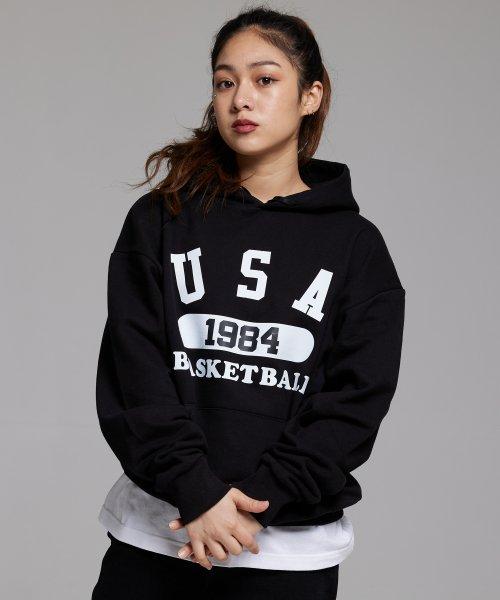 Usa Basketball Hoodie Set Black Gray