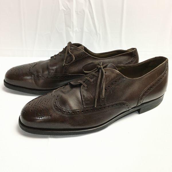 Bally Vintage Suisse Model Größe 12E Weite Passform Budapester Business Schuhe Braun Herren(GEBRAUCHT)