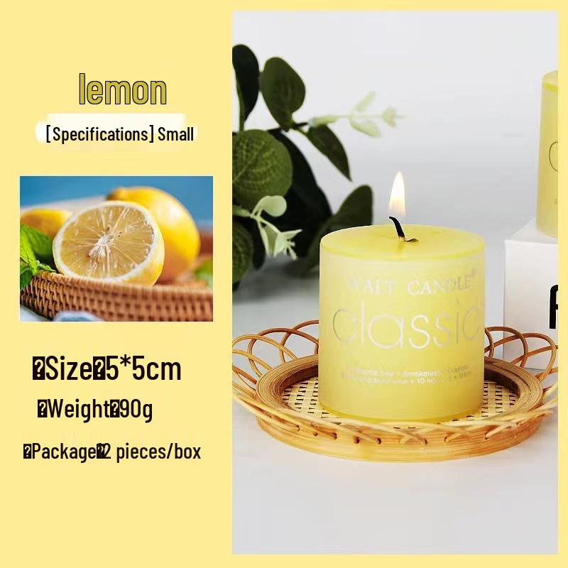 Colorful Cylindrical Scented Candles - Smokeless for Emergency, Weddings, Birthdays, and Church or Hotel Décor