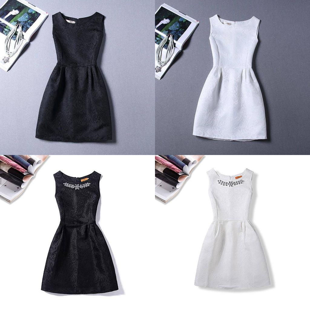 New Princess Style Sleeveless A-line Dress With Flattering Fit And Charming Accessories