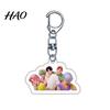 Long-lasting Anime Keychain Witch Hunter Acrylic Pendant Holder Ornamental Cat Vivid Character Expression Bag Accessory Collectible