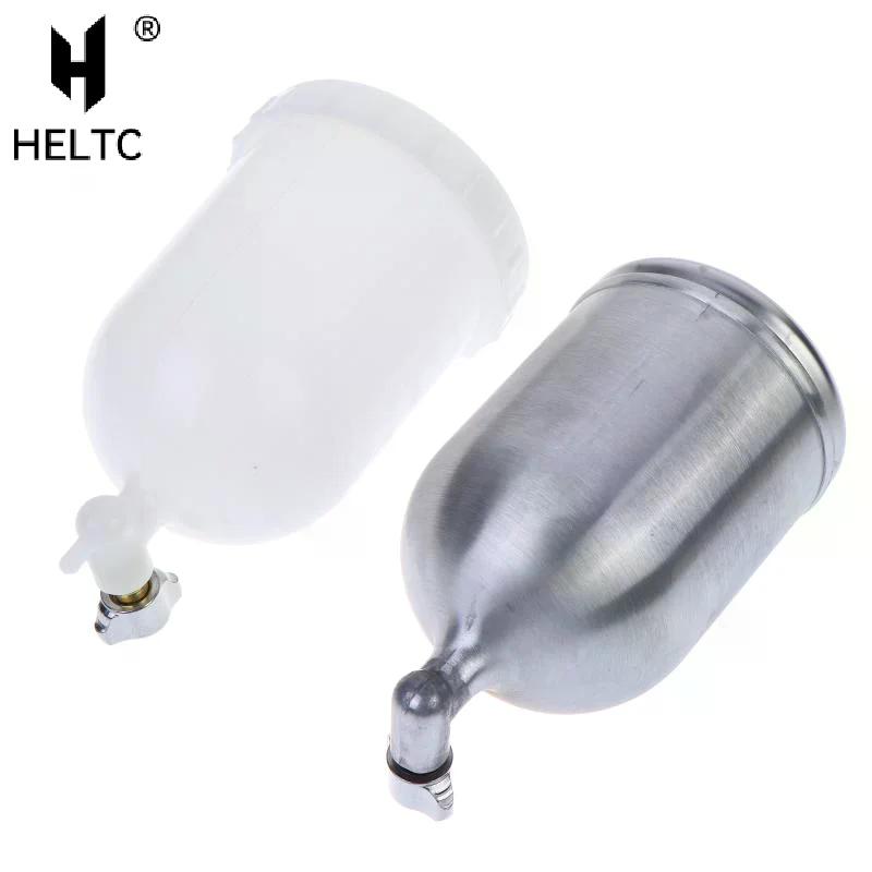 1pc 400CC Plastic/Aluminum Spray Paint Pot Air Gravity Feed Sprayer Cup Pneumatic Tool Accessories For F75 W101 W71 W77