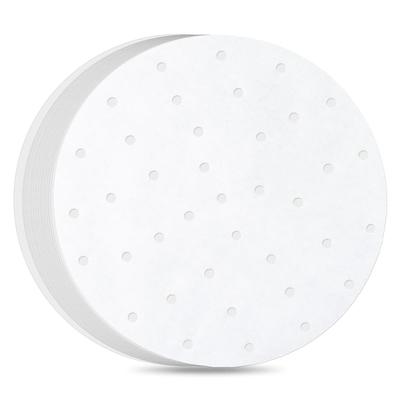 Thunder Group Steamer Sheets for 27cm 100 Disposable Paper Steamer Chinese Steamer WDSTM027PPR100 Steamers, Sheets, Round, Perforated, Sheets, Paper,