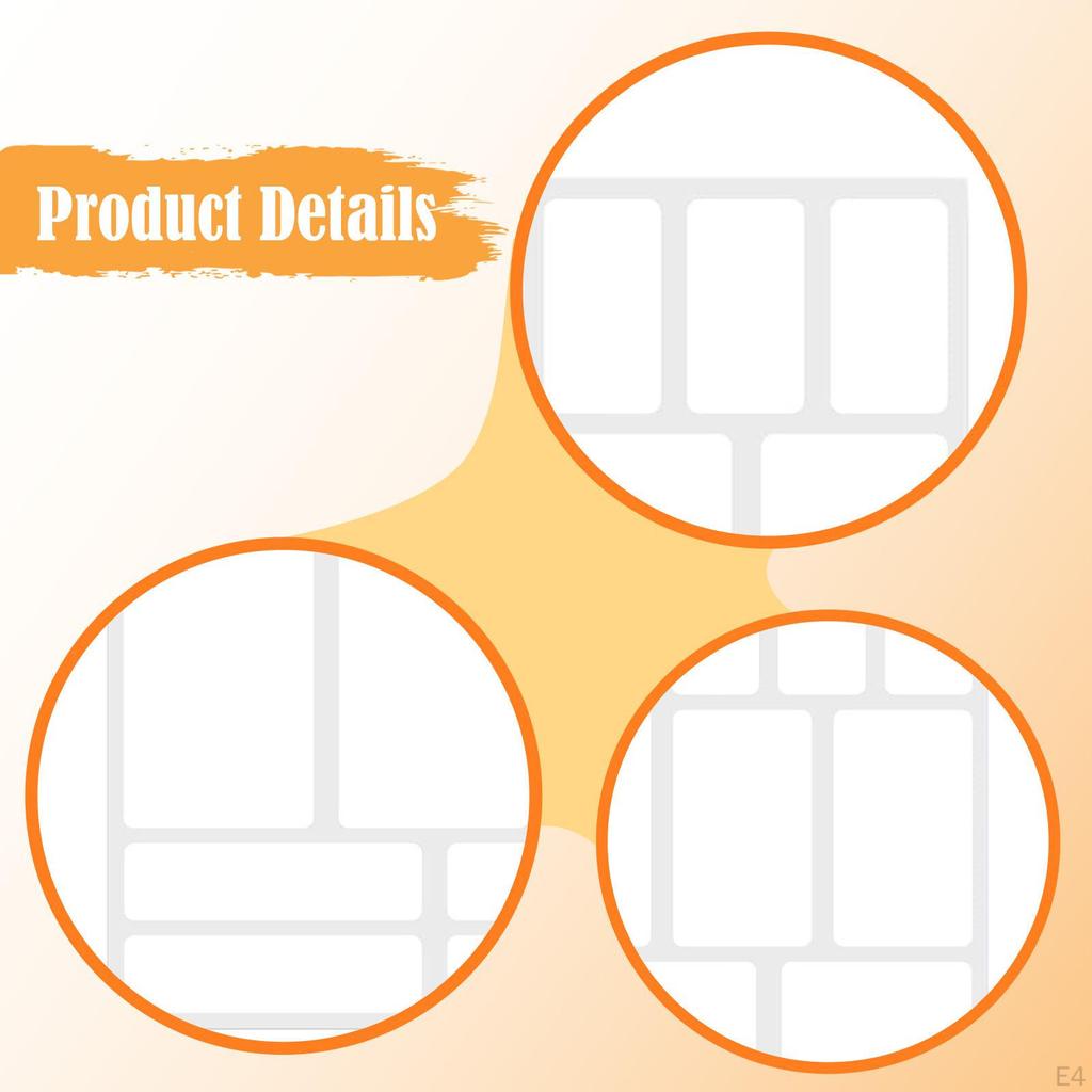30 Pieces Removable Labels for Jars Classification Tags Identify Self Sticky Portable Pantry
