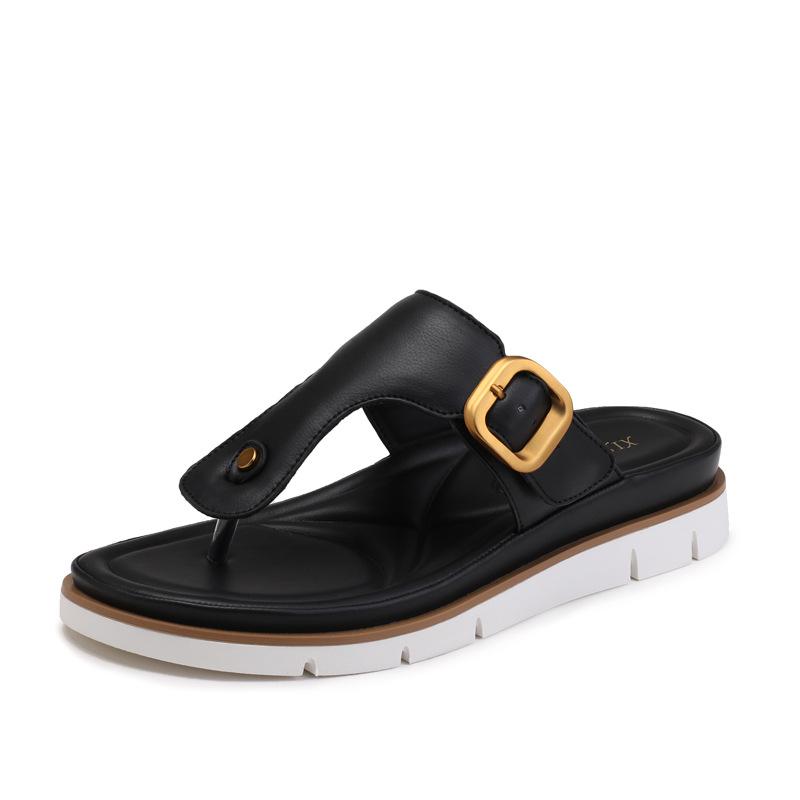 Flip-flops Women's Fashion Summer Shoes with A Slip-on Feel Anti-slip Shoes Vacation Beach Slippers